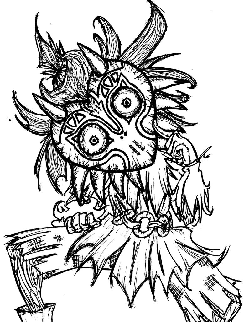 Skull Kid By Synysterczerwitz On Deviantart