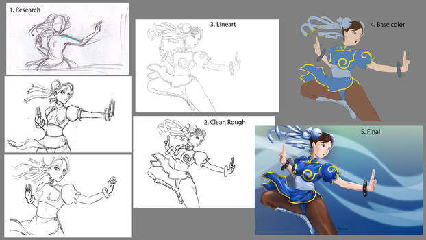 Chun Li - Step by Step