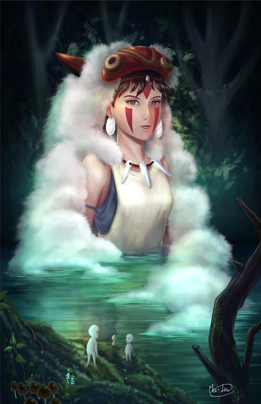 Mononoke Hime Illustration