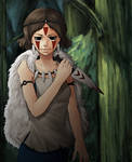 Princess Mononoke by strawberryjamm