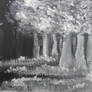 January 2023: Black and White Forest Clearing