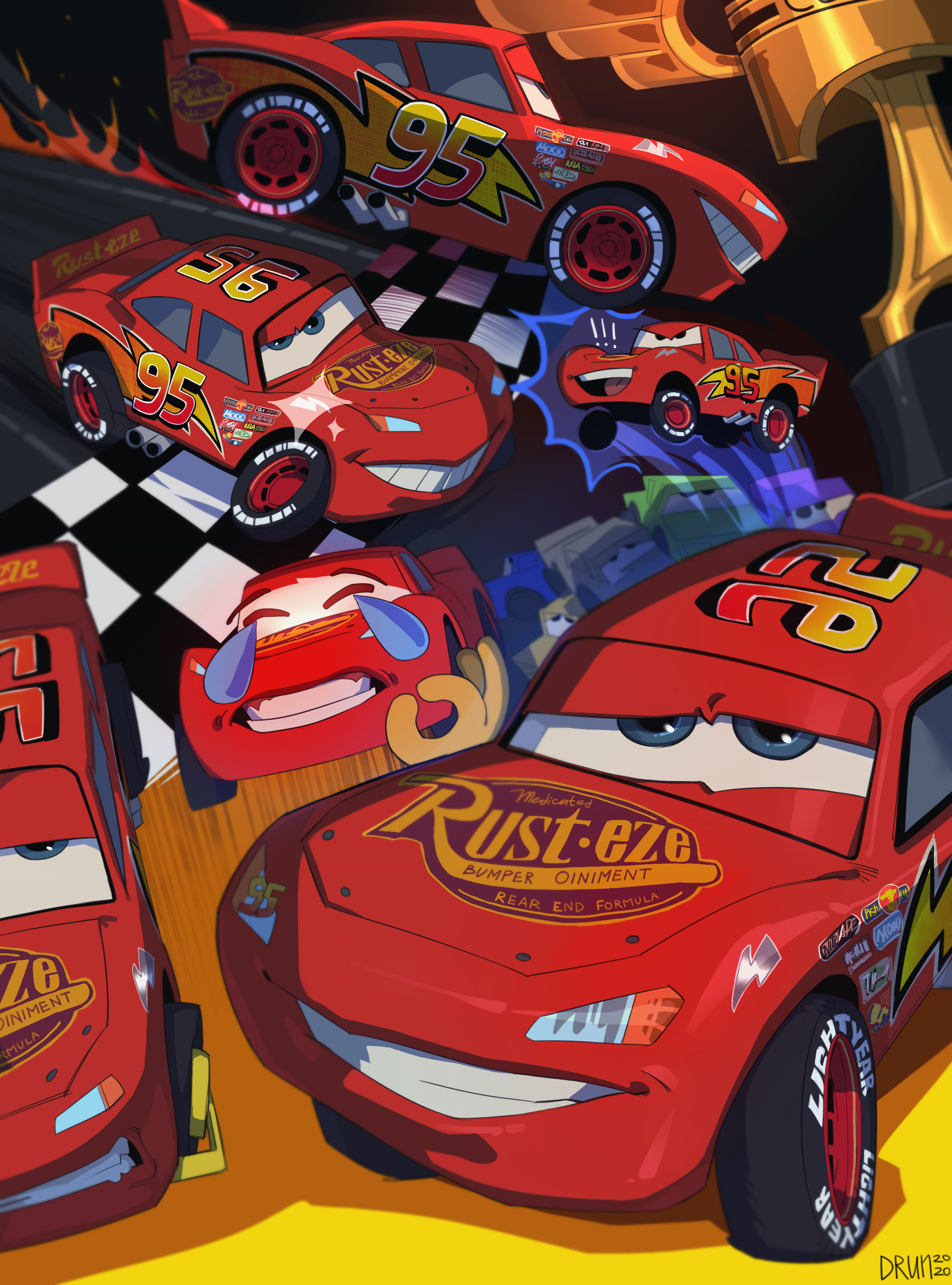 El Rayo McQueen (Pixar) by MichaelBoikoFtd on DeviantArt