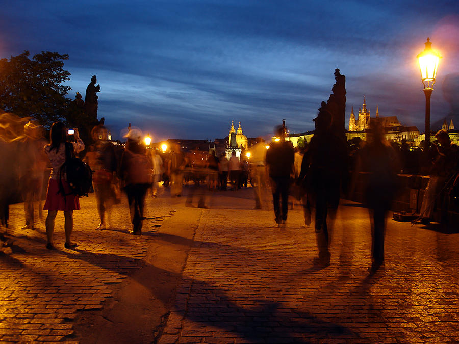 Ghosts on Charles bridge