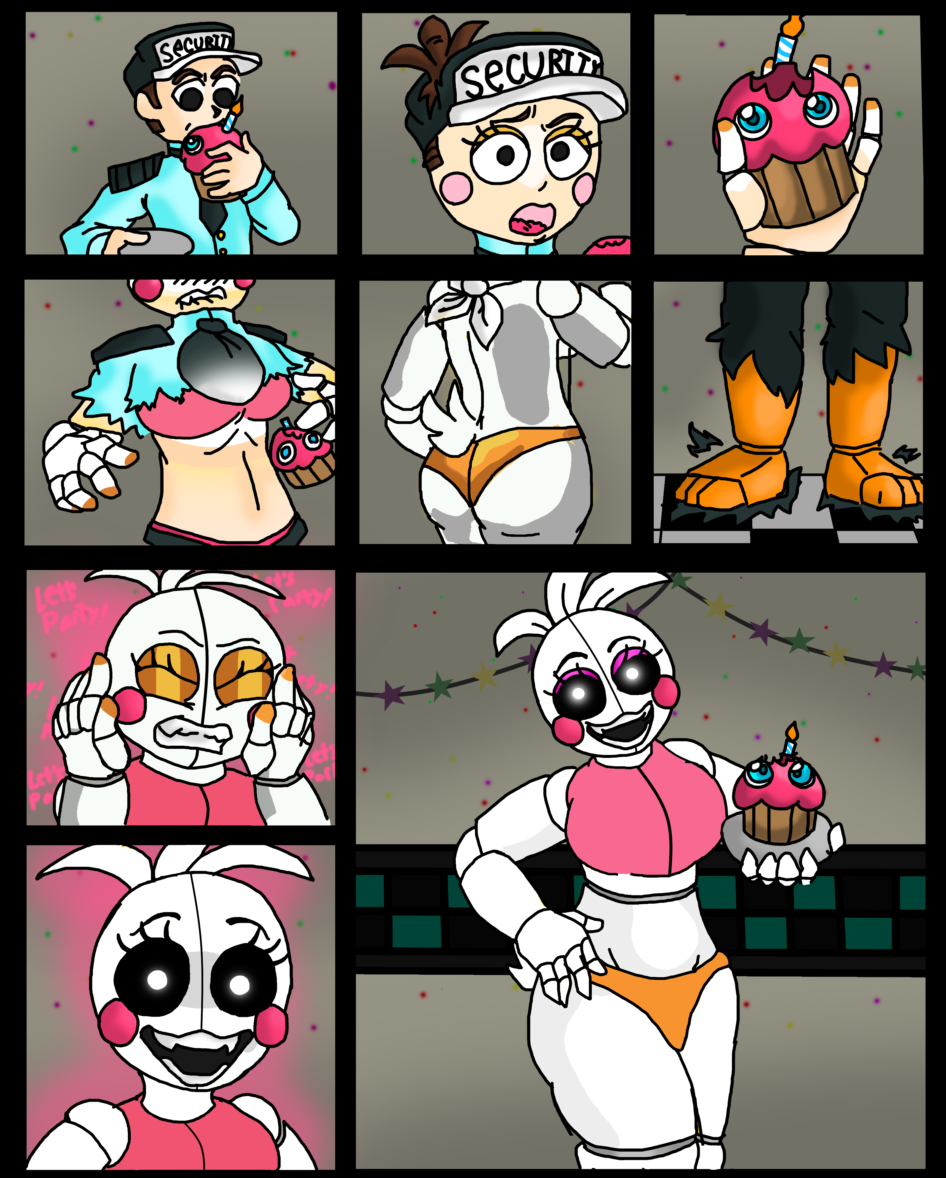 Schoolgirl Funtime Chica by Speedyyoshi -- Fur Affinity [dot] net