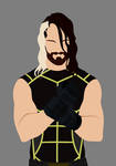 Seth Rollins vector by blackdragonkokoryu