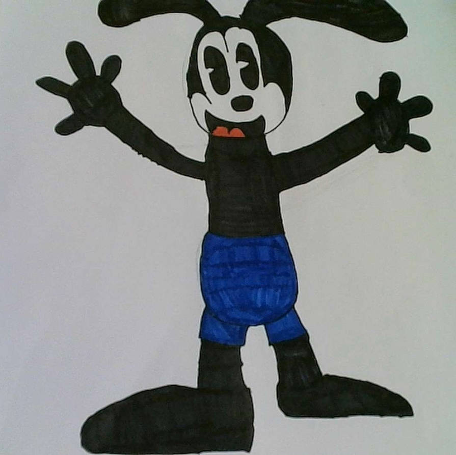 oswald the lucky rabbit sketch by josephshehunchoi on DeviantArt