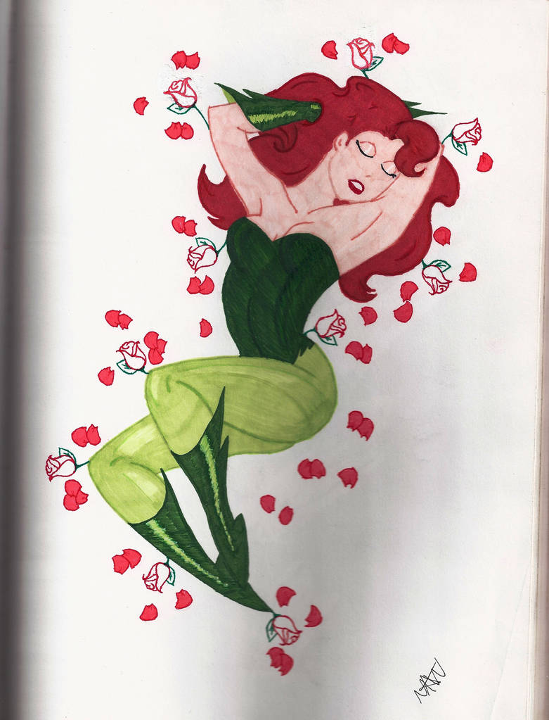 Poison Ivy Pinup-Colored