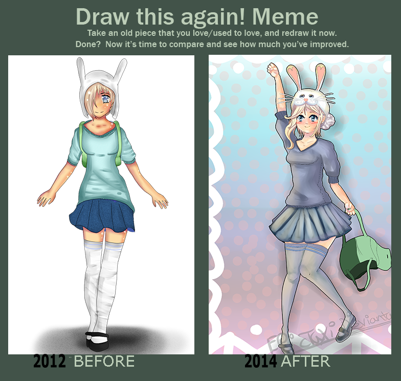 Draw this again- 2 years of improvement