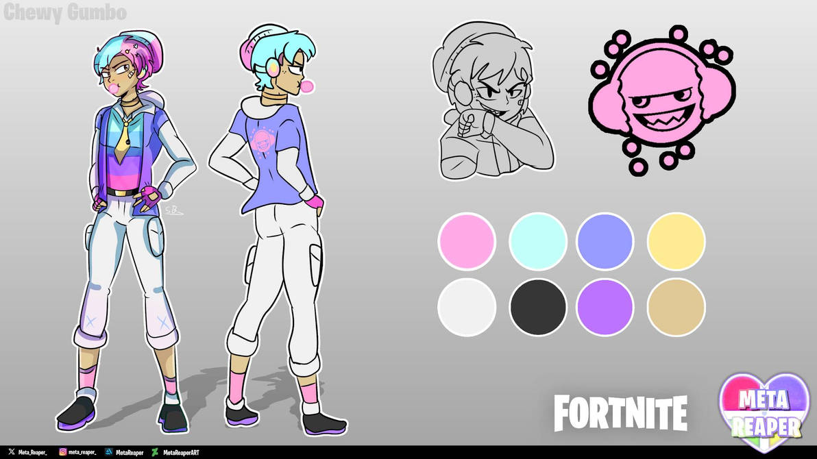 Fortnite Skin Concept Chewy Gumbo by MetaReaperART on DeviantArt