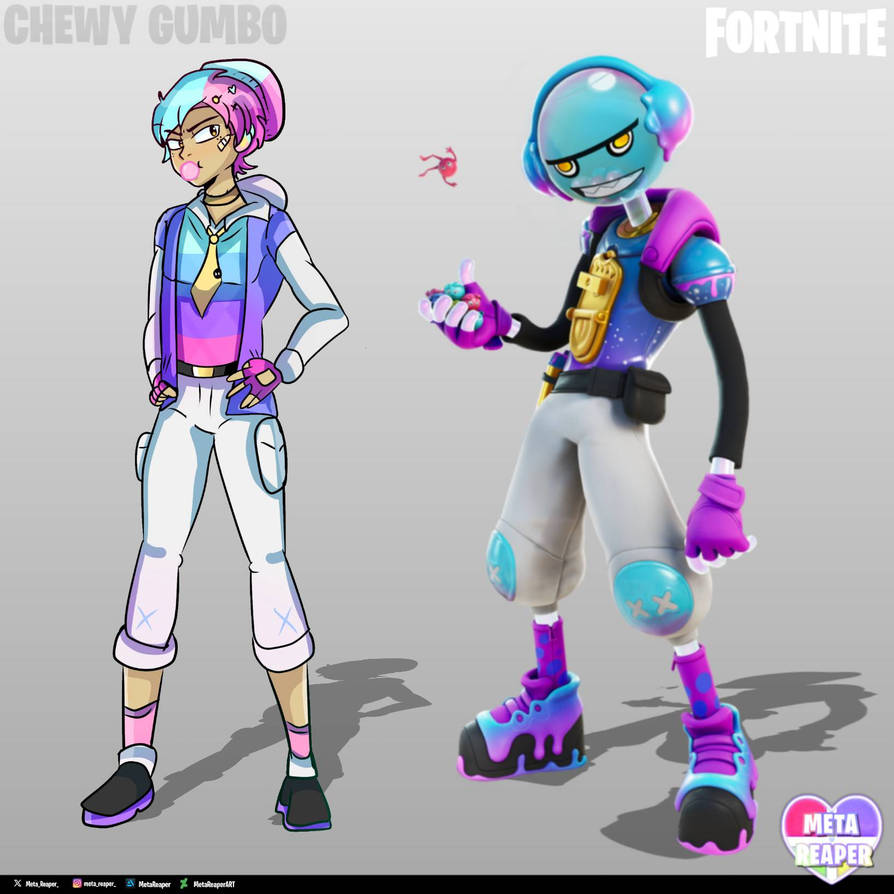 Fortnite Skin Concept Chewy Gumbo by MetaReaperART on DeviantArt