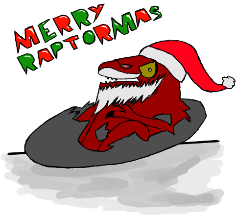 Raptor Santa hatching