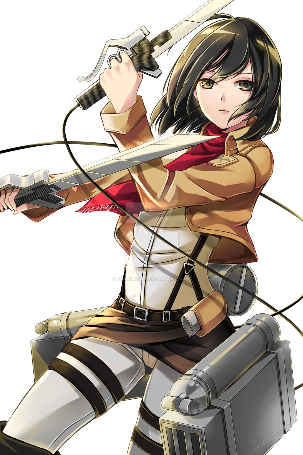 mikasa ackerman by sammihisame on DeviantArt