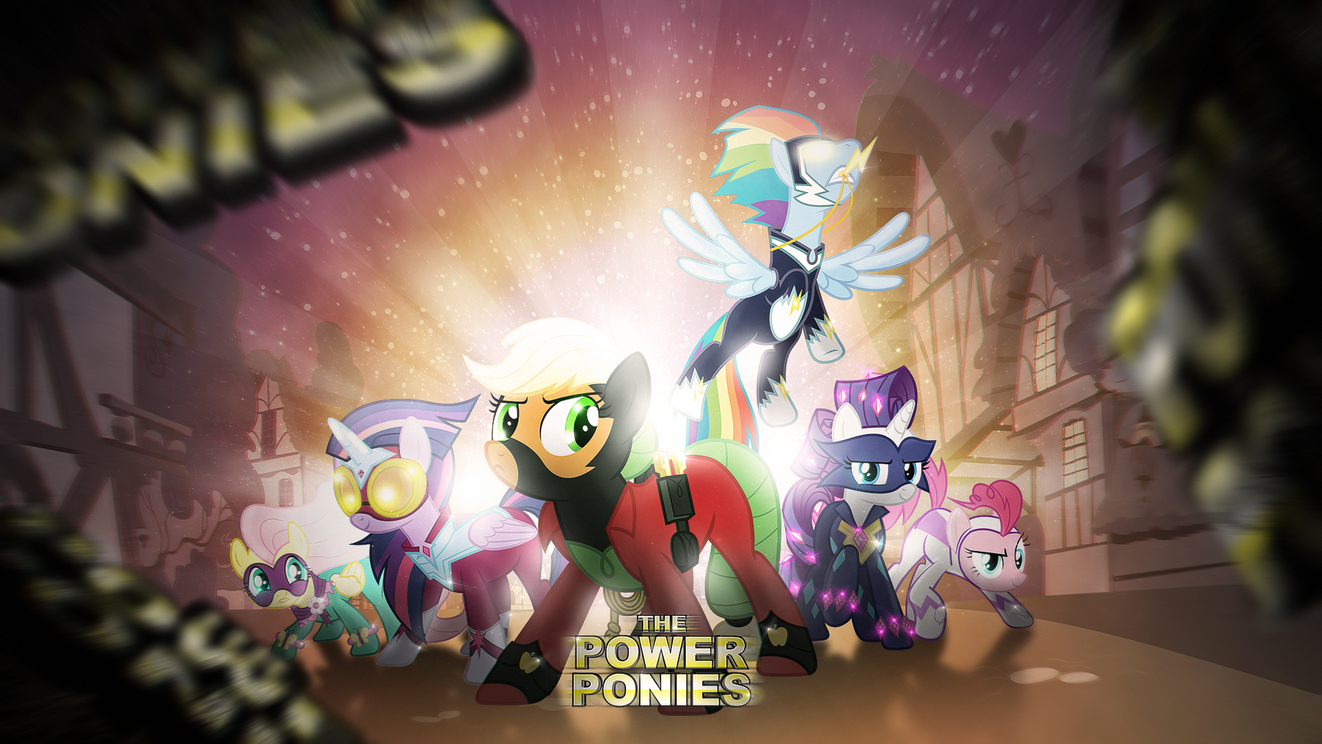 Wallpaper ~ The Power Ponies.