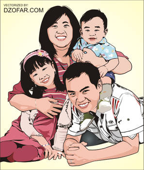 Happy Family Vector Part II