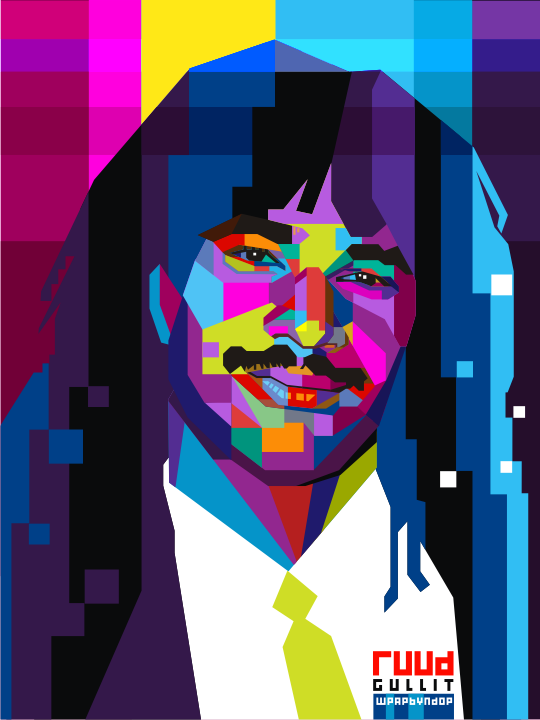 Ruud Gullit Pop Art WPAP