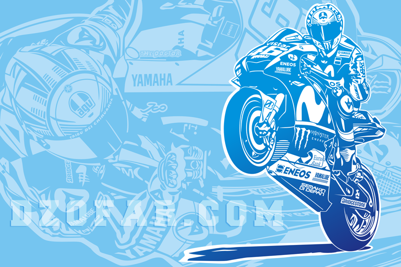 Vector Valentino Rossi Line Art By Ndop On Deviantart