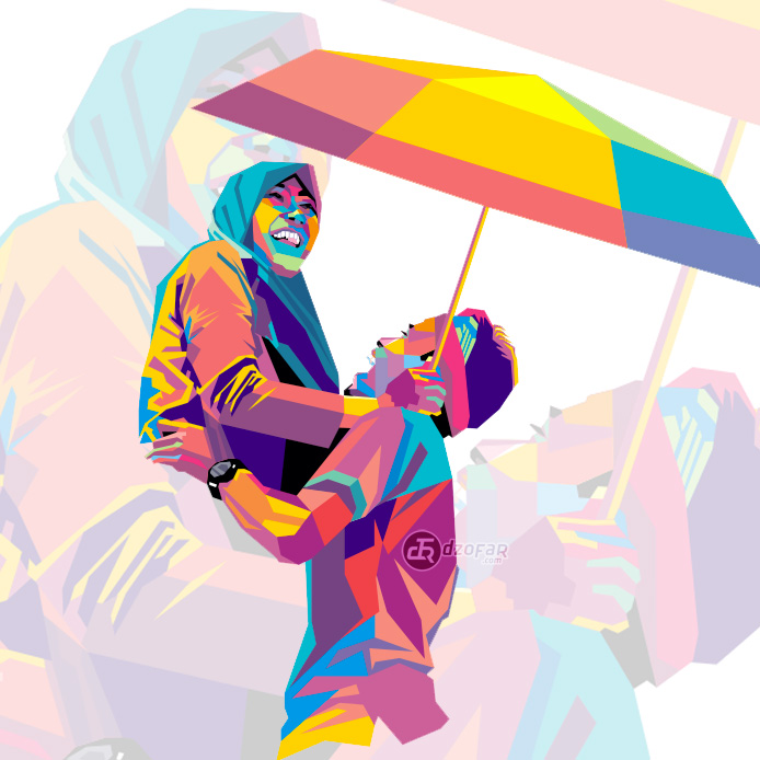 Work In Progress: Pop Art WPAP Couple