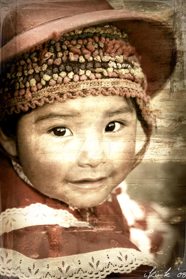 Little peruvian girl