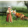 Fox and the little Girl