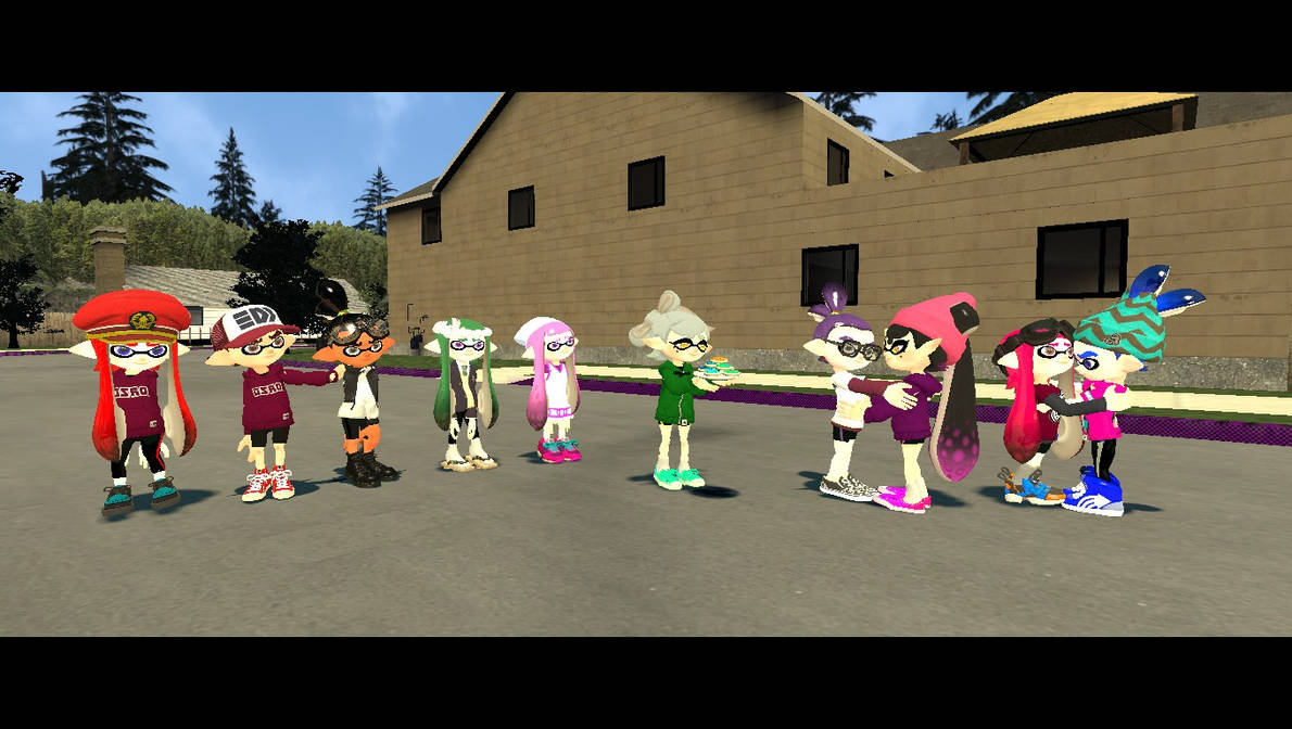 Special Inklings cheer up Clauds and Ralph by MattotheInkling on DeviantArt