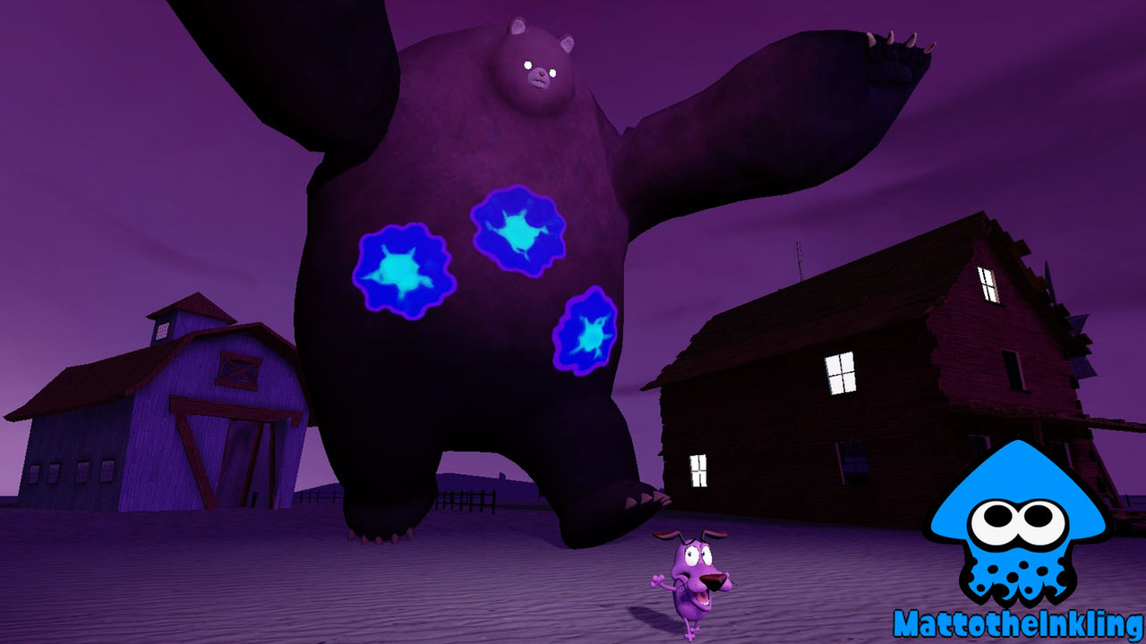 Courage and the Big Scary Bear by MattotheInkling on DeviantArt