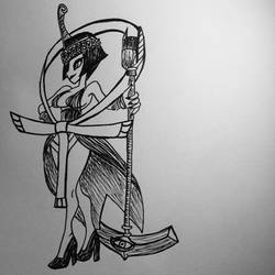 Eliza [Skullgirls] Inktober2K14