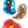 Godzilla, Anguirus and Rodan