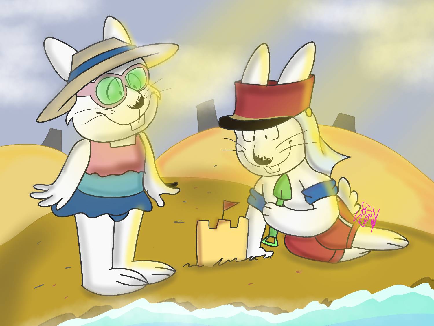 Request Max And Ruby At The Beach By GabyGasbyArts On DeviantArt request-max-and-ruby-at-the-beach-by-gabygasbyarts-on-deviantart