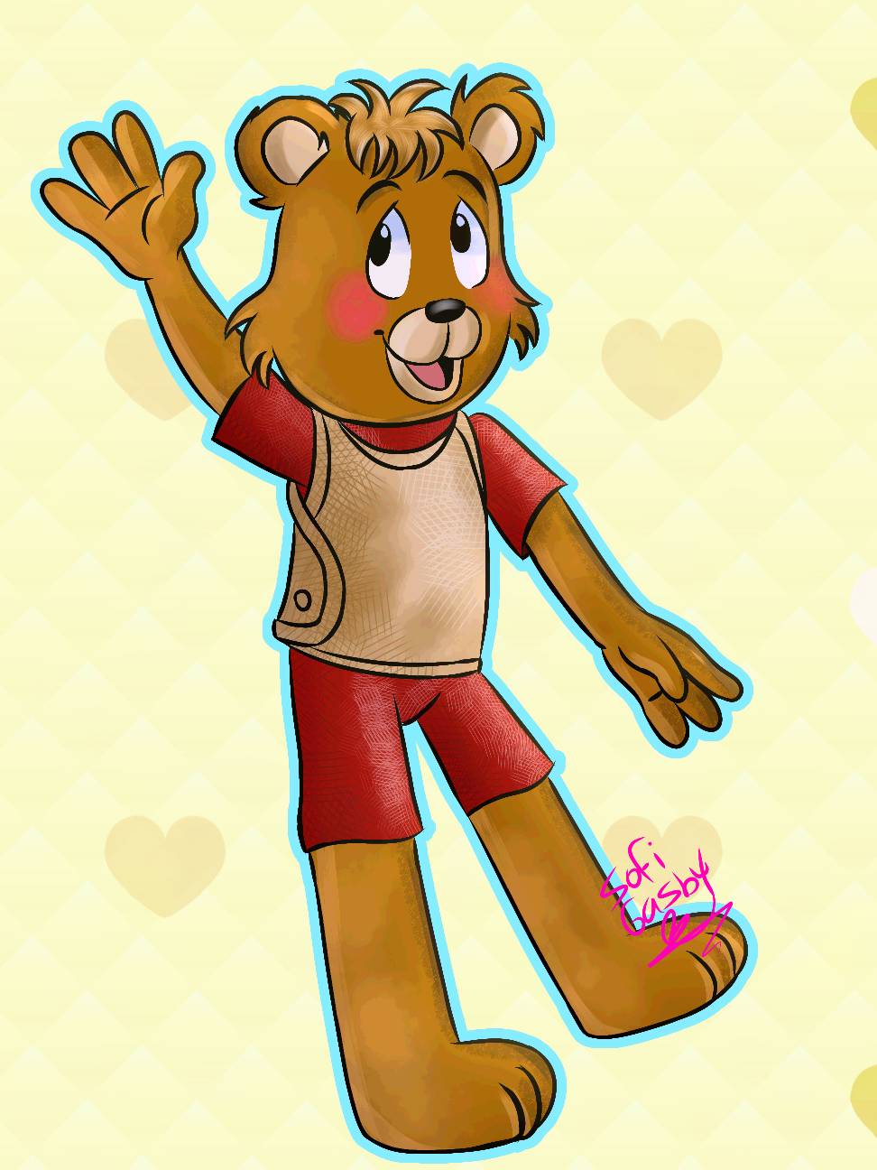 Teddy Ruxpin Icon (AT) Teddy Ruxpin by GabyGasbyArts on DeviantArt