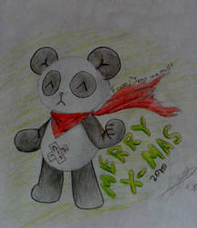 pandamon in x-mas