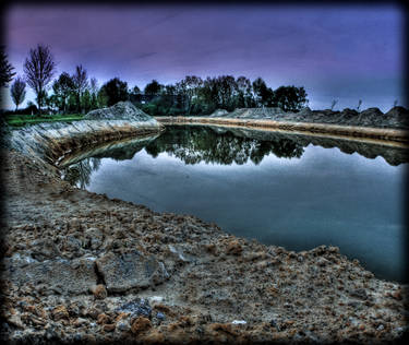 Small and Artificial lake HDR