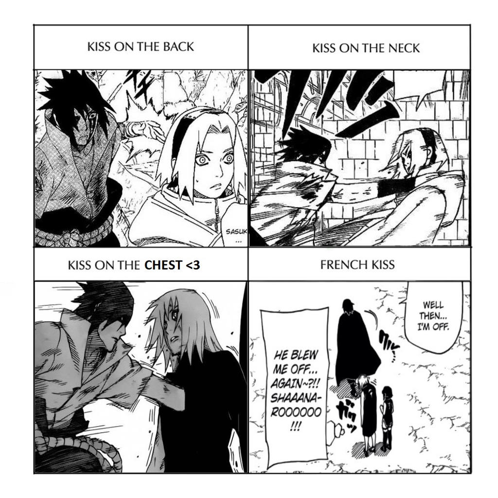 SadoSaku kiss meme [anti-SasuSaku parody]