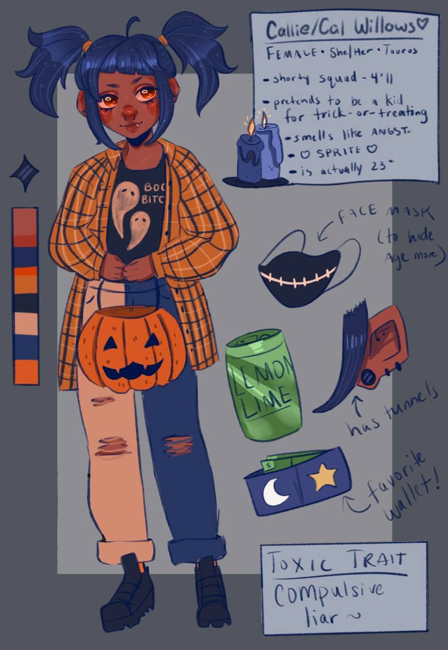 Callie Cal OC I adopted named Callie / Cal by Ratattack105 on DeviantArt