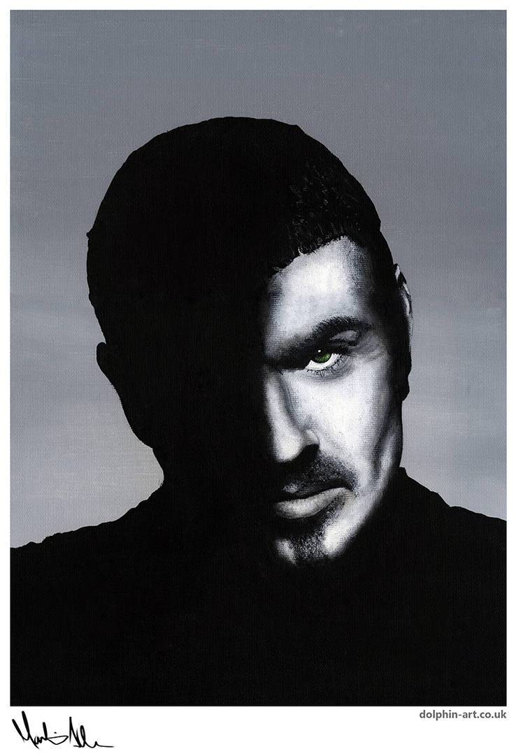 George Michael Portrait by DolphinArtUK on DeviantArt