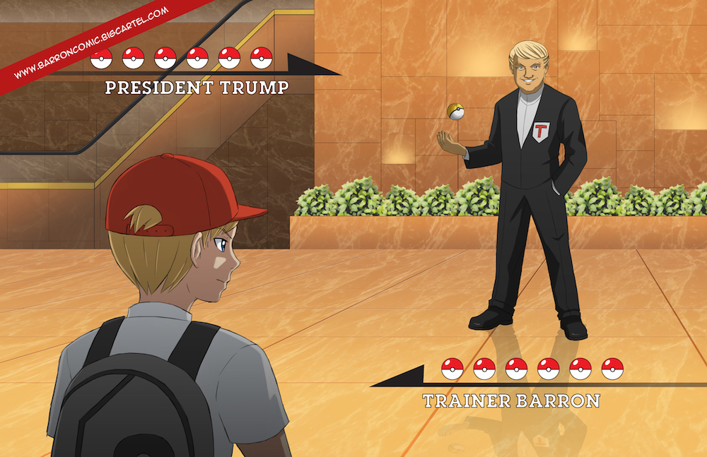 President Trump VS Trainer Barron