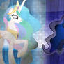 Princess Celestia and Princess Luna Wallpaper