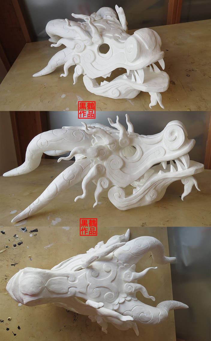 Eastern Dragon Mask Diy Kit By Blackcranecreations On Deviantart Eastern Dragon Mask Diy Kit By Blackcranecreations