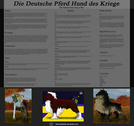 The Deutsche Pferd Hund des Krieges by SmexyHajiSan