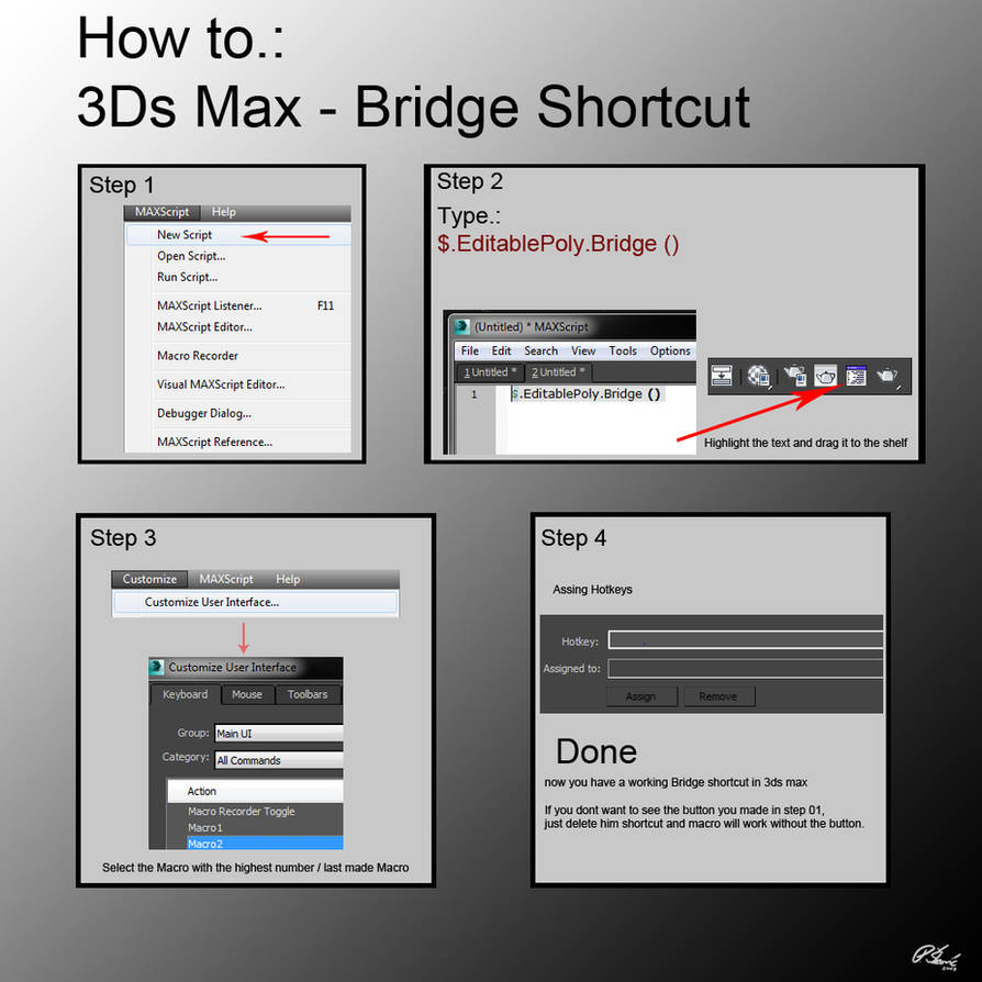 Working 3ds max Bridge shortcut by philsko on DeviantArt