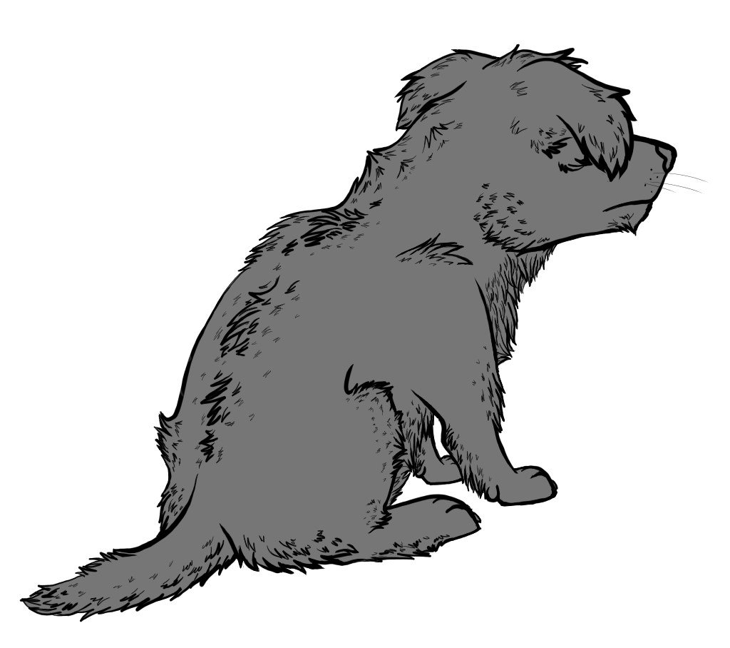 Sad Doggo by WhiteLodzia on DeviantArt