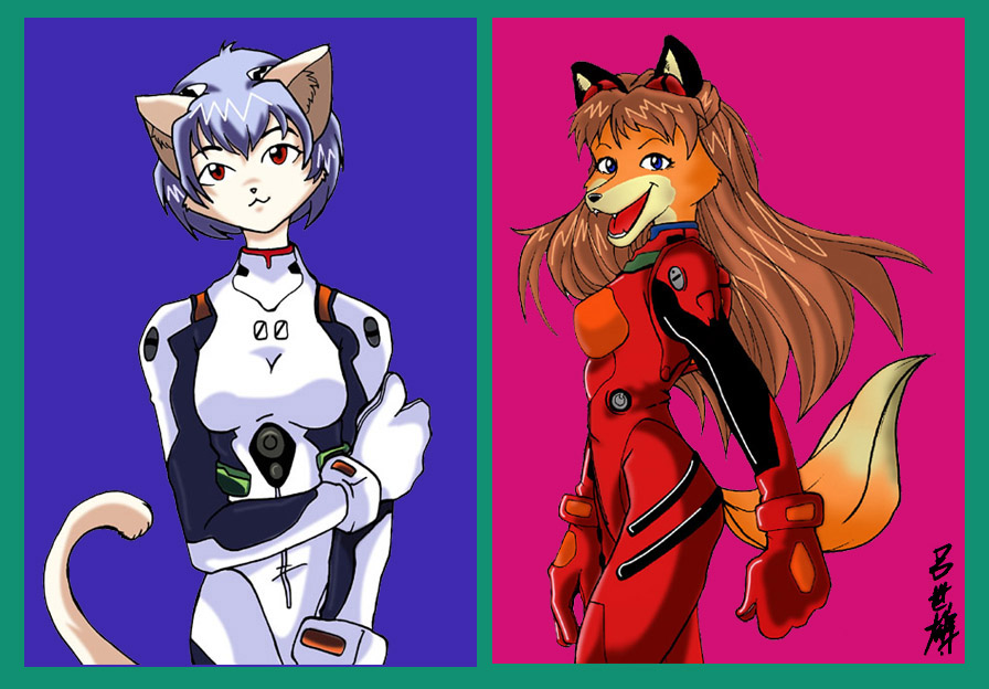 Rei and Asuka