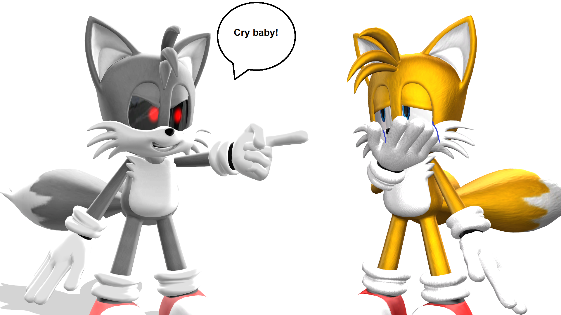 Minecraft SONIC & TAILS .EXE - TAILS.EXE HAS CAPTURED LITTLE KELLY