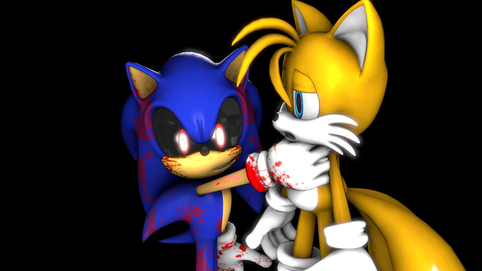 Sonic. Exe And Tails by mickeycrak on DeviantArt