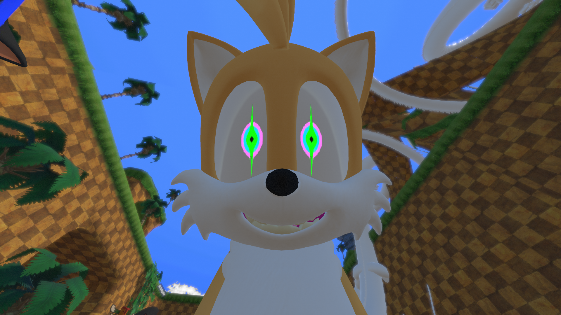 Super Tails Fights Tails.EXE! [Feat: Silver] (VR Chat) 