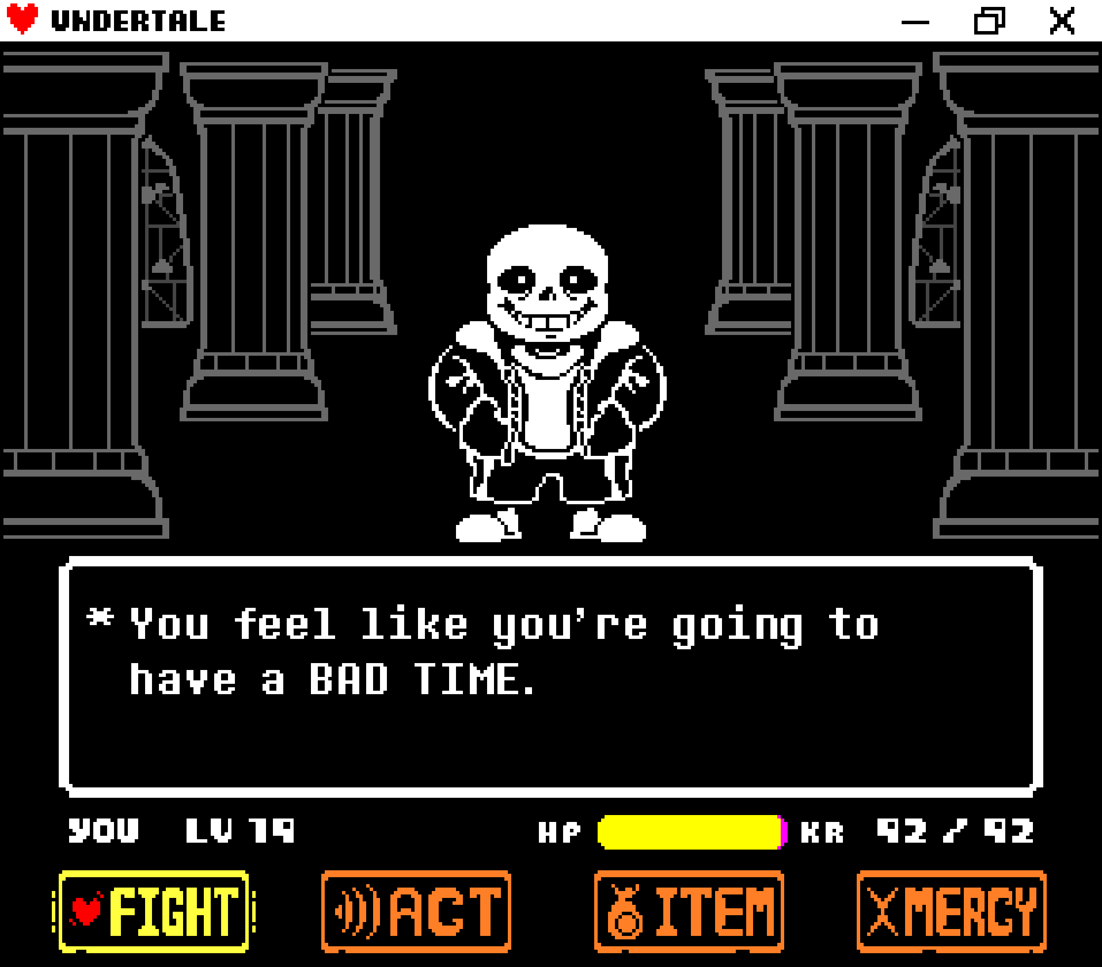 UNDERTALE Sans battle Animation V2 by HateLeader122 on DeviantArt
