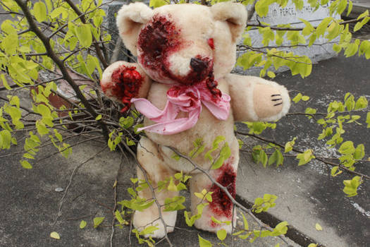 the Pink Lady Zombie Teddy Bear