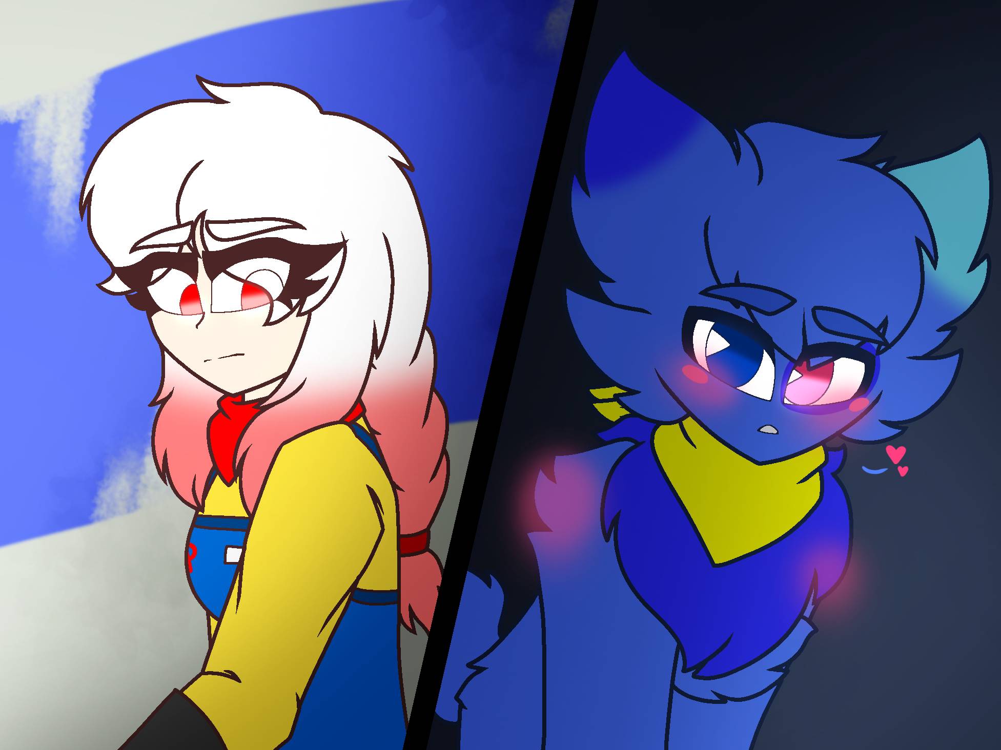 Project Playtime Oc Falling in love with a human - poppy playtime OC by kittycatczafhaye on ...