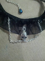 Skull chains and lace choker