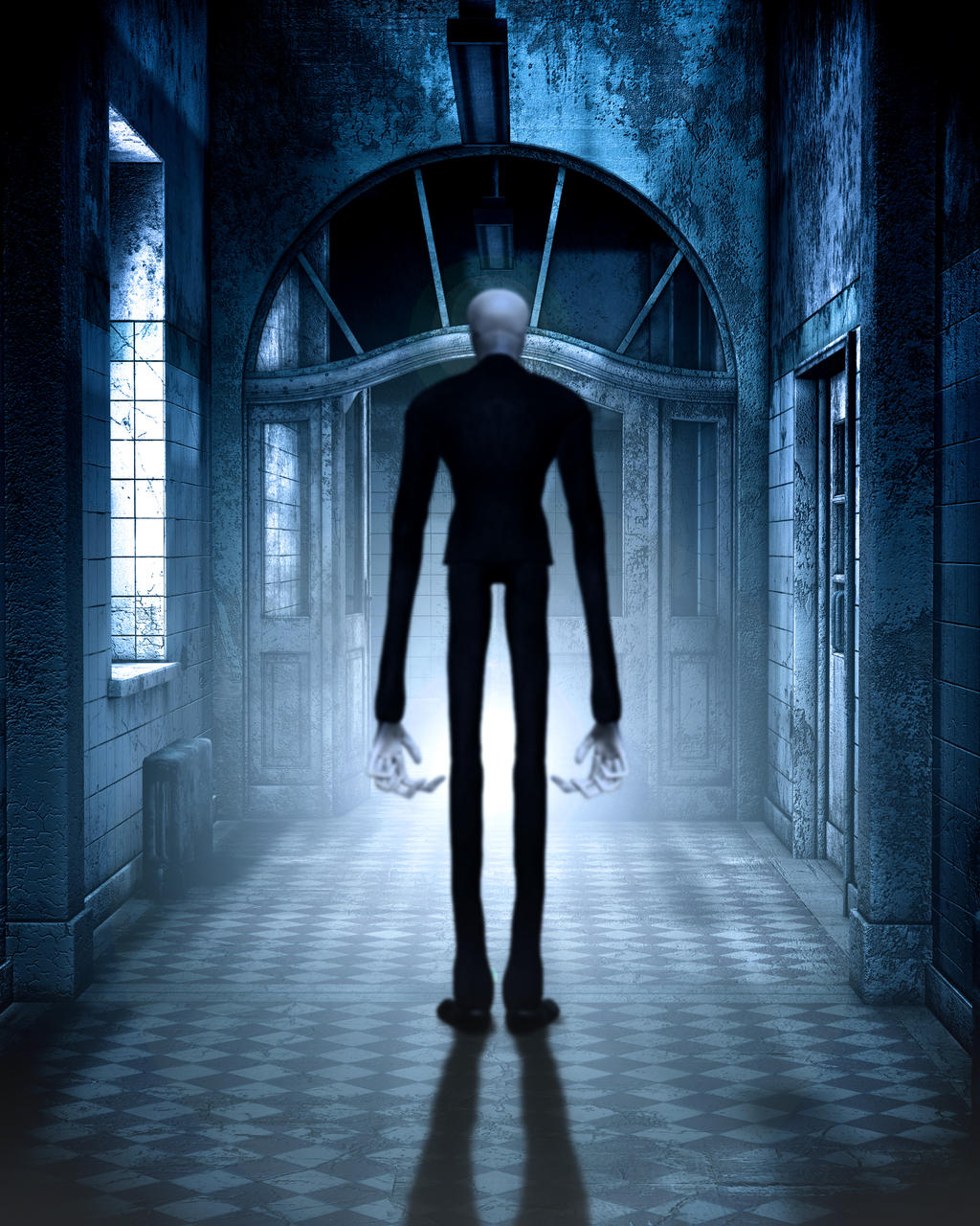 Slenderman Asylum By Night