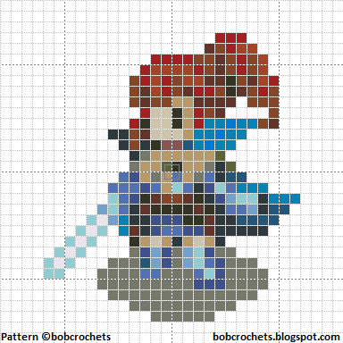 Fire Emblem Awakening ANNA Cross Stitch Pattern